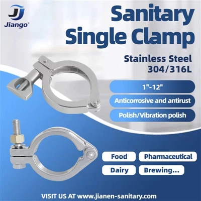 Các biện pháp phòng ngừa lắp đặt kẹp vệ sinh bằng thép không gỉ