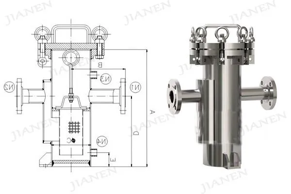 stainless-steel-basket-filter-housing
